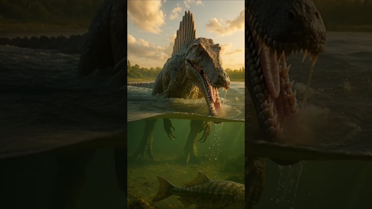 Größer als T-Rex?! 🦖 Das Fluss-Monster (Spinosaurus)