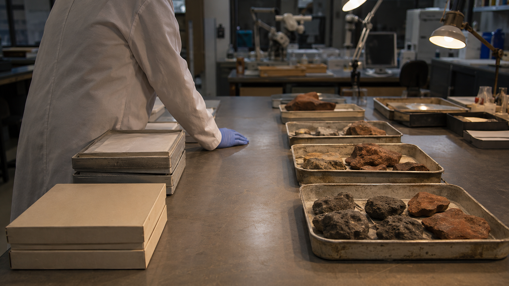 Fossile Knochen und vogelartige Fußspuren der Kreidevögel in Mexiko aus der späten Kreidezeit